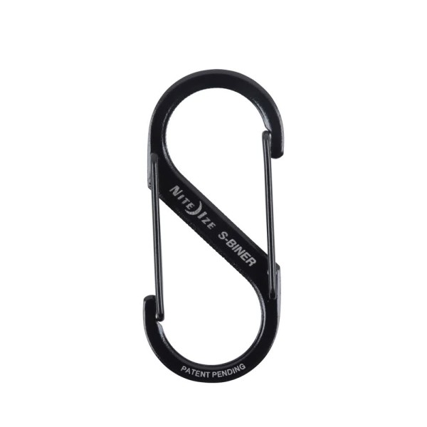 Nite Ize S-Biner Dual Carabiner Stainless Steel #2 (Black) SB2-03-01