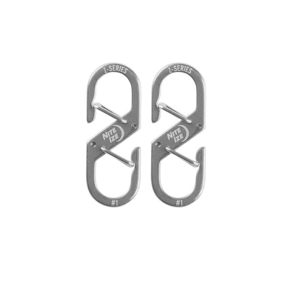 Nite Ize Z-Series #1 Dual Carabiner (2pc Pack) ZS1-11-2R6
