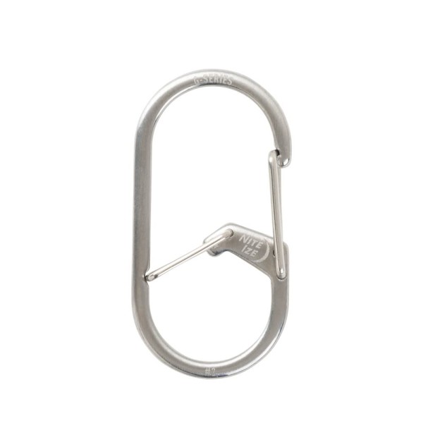 Nite Ize G-Series Dual Chamber Carabiner #2 (Stainless Steel) GS2-11-R6