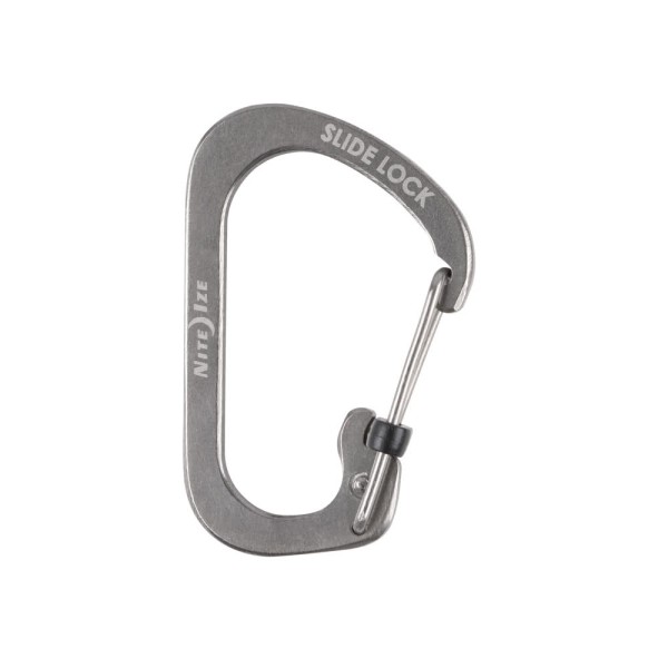Nite Ize SlideLock Carabiner Stainless Steel #2 (Stainless) CSL2-11-R6