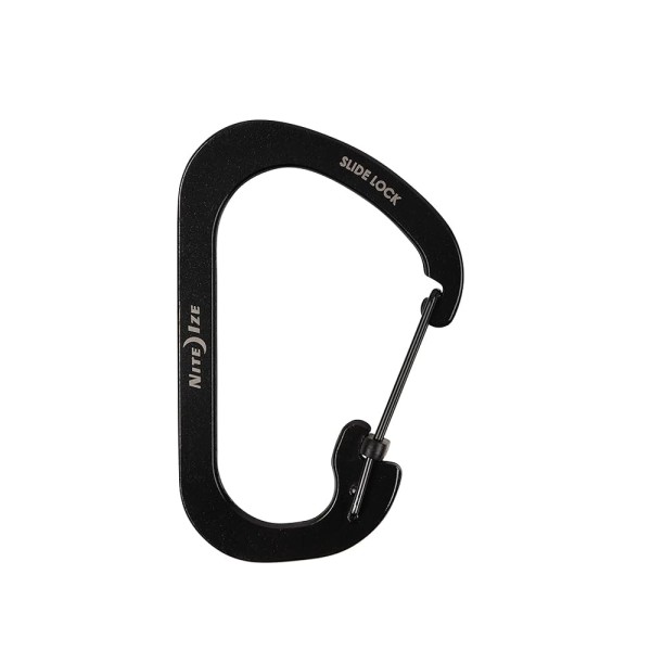 Nite Ize SlideLock Carabiner Stainless Steel #6 (Black) CSL6-01-R6