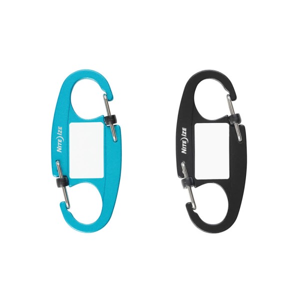 Nite Ize IdentiKey SlideLock Dual Carabiner (2pc Pack) IKSLA-A1-2R6