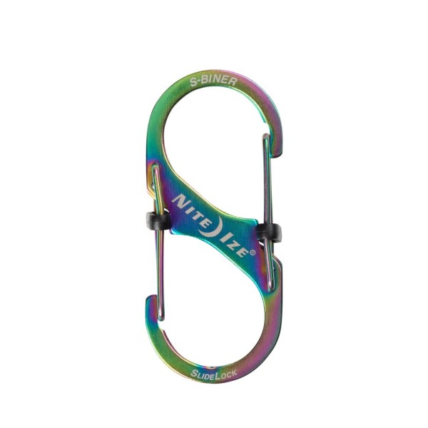 Nite Ize S-Biner SlideLock Stainless Steel #3 (Spectrum) LSB3-07-R3