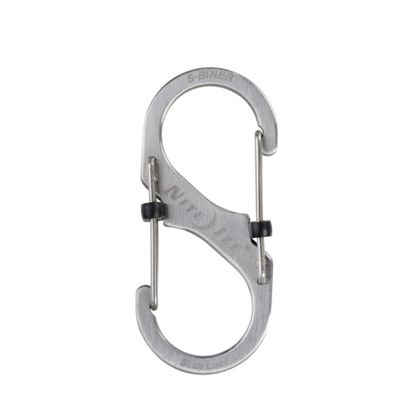 Nite Ize S-Biner SlideLock Stainless Steel #3 (Stainless) LSB3-11-R6