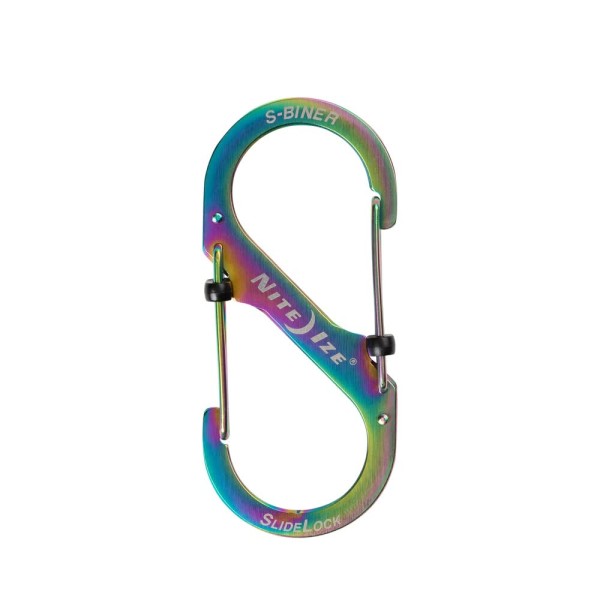 Nite Ize S-Biner SlideLock Stainless Steel #4 (Spectrum) LSB4-07-R3