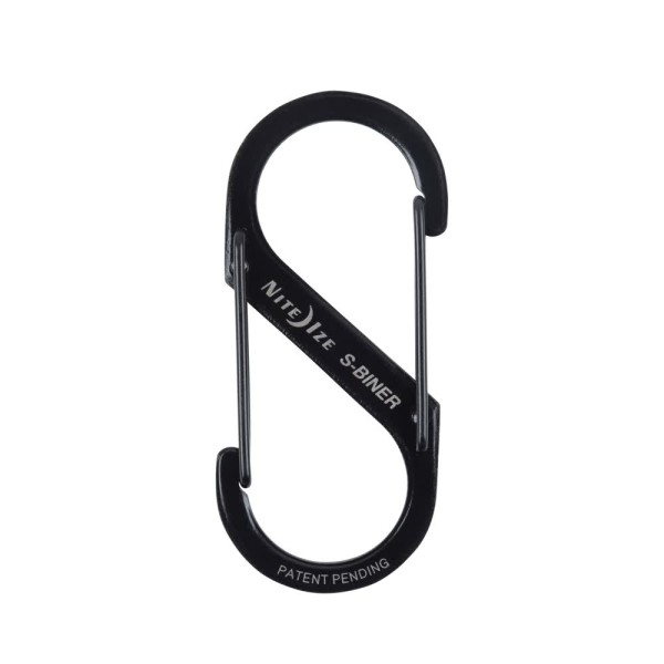 Nite Ize S-Biner Dual Carabiner Stainless Steel #3 (Black) SB3-03-01
