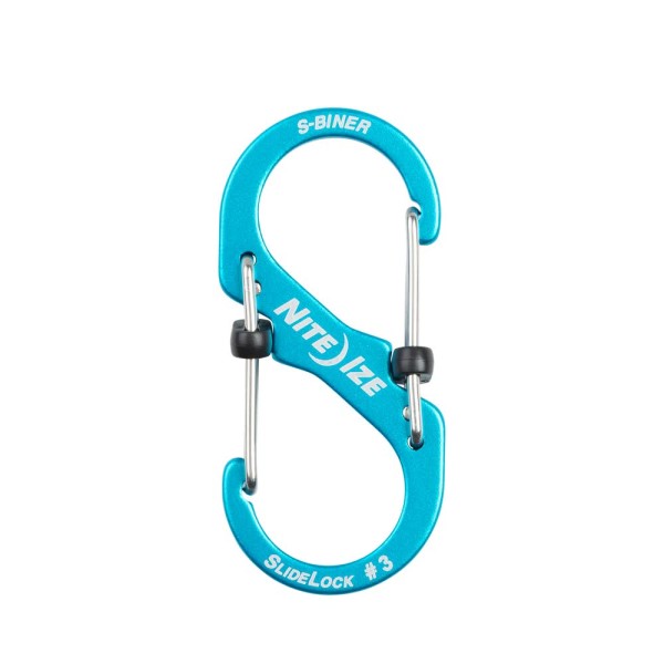 Nite Ize S-Biner SlideLock Aluminium #3 (Blue) LSBA3-03-R6