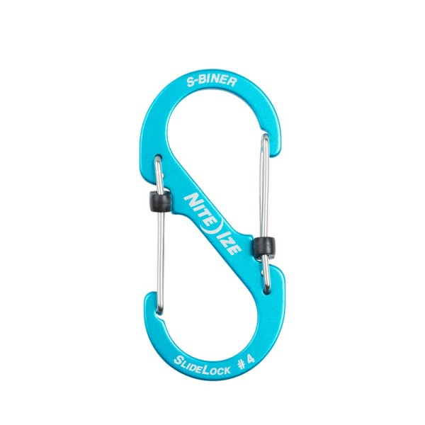 Nite Ize S-Biner SlideLock Aluminium #4 (Blue) LSBA4-03-R6