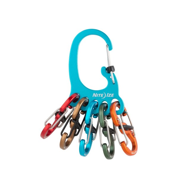 Nite Ize BigFoot Locker KeyRack Aluminium (Assorted Colours) KLKBFA-03-R6