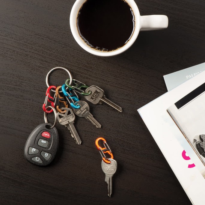Nite Ize KeyRing Locker S-Biner Aluminium KRGA-A1-R3