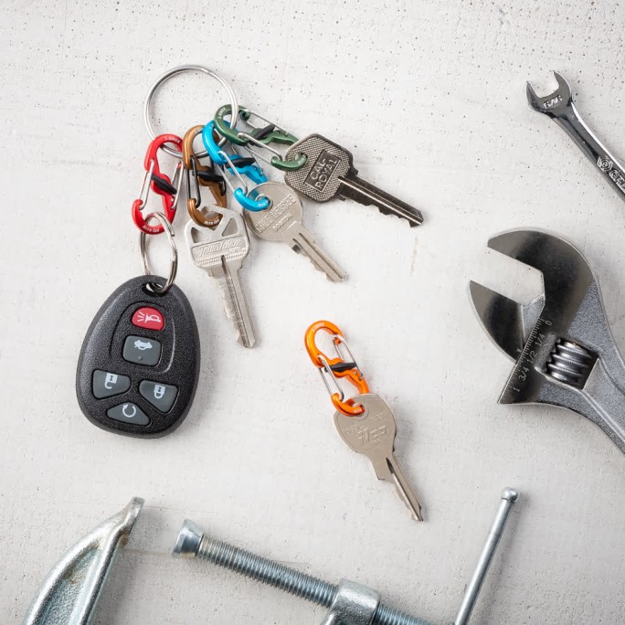 Nite Ize KeyRing Locker S-Biner Aluminium KRGA-A1-R3