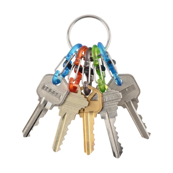 Nite Ize KeyRing Locker S-Biner Plastic KRGP-11-R3