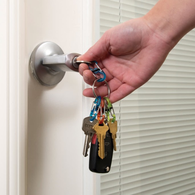 Nite Ize KeyRing Locker S-Biner Plastic KRGP-11-R3