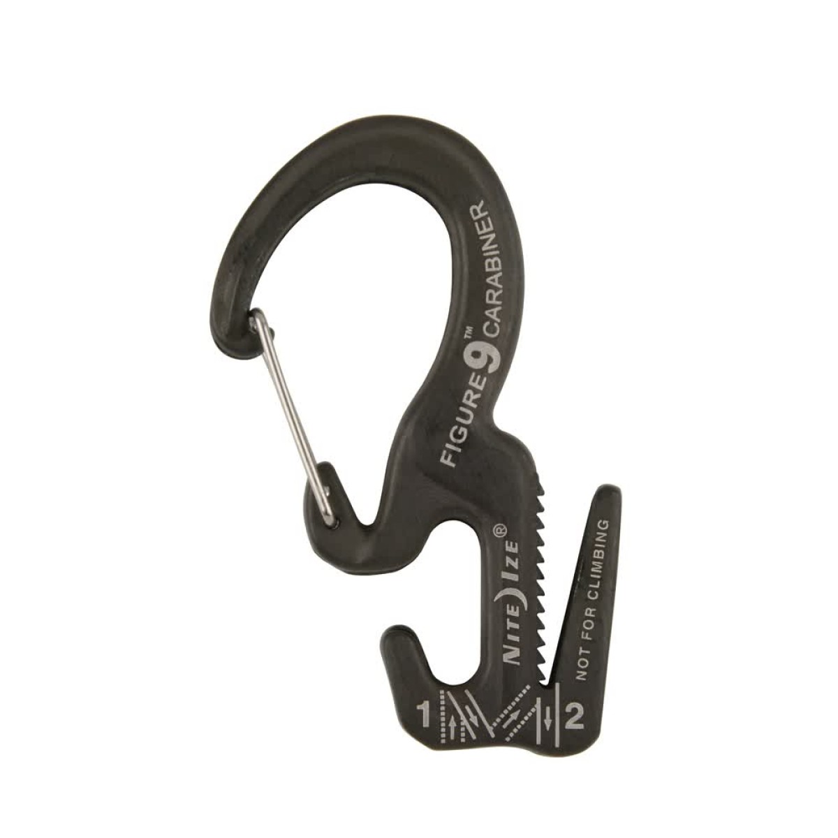 Nite Ize Figure 9 Carabiner Rope Tightener (Large) (Black) C9L-02-01
