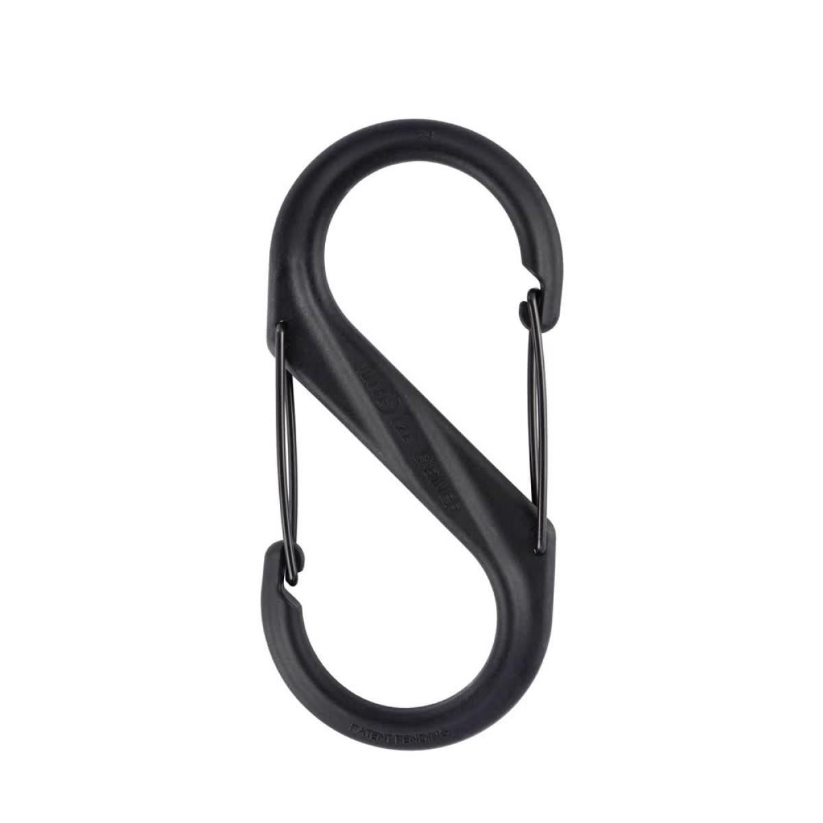 Nite Ize S-Biner Plastic Dual Carabiner #8 (Black) SBP8-03-01BG
