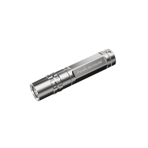 Fenix SILVGLOW 100L Limited Edition AAA Battery EDC Flashlight (Natural Silver)