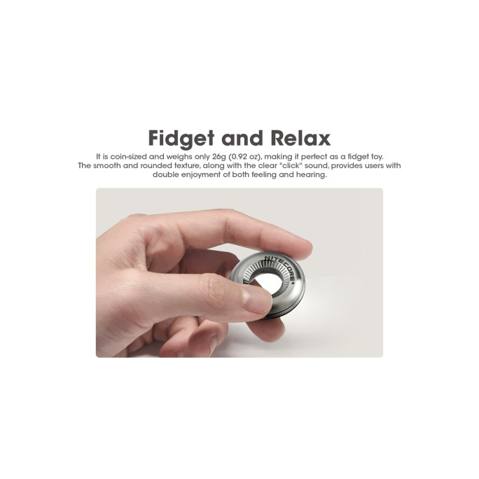 Nitecore Halo 10 Titanium Curve Measure Ring