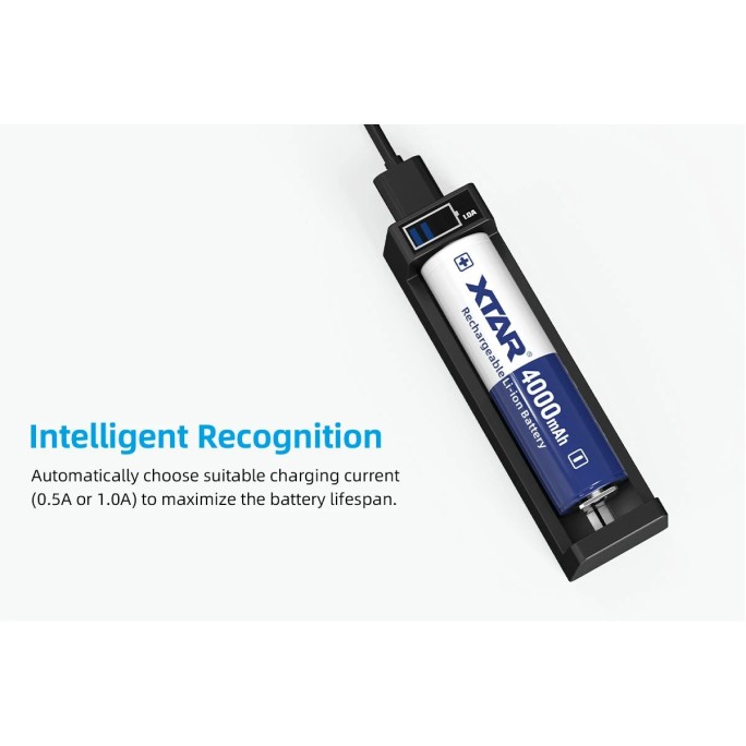 XTAR ANT MC1 Plus (USB-C) Li-Ion 0.5A 1.0A Battery Charger