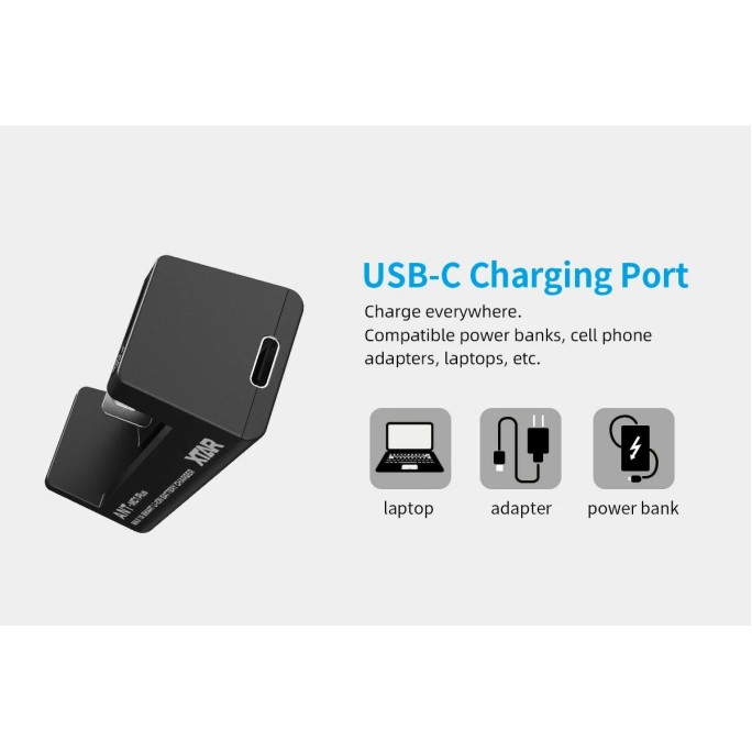 XTAR ANT MC1 Plus (USB-C) Li-Ion 0.5A 1.0A Battery Charger