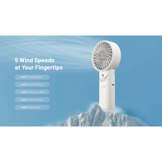 Nitecore izzCool 30 Portable Foldable Handheld Air Conditioner Mist Fan