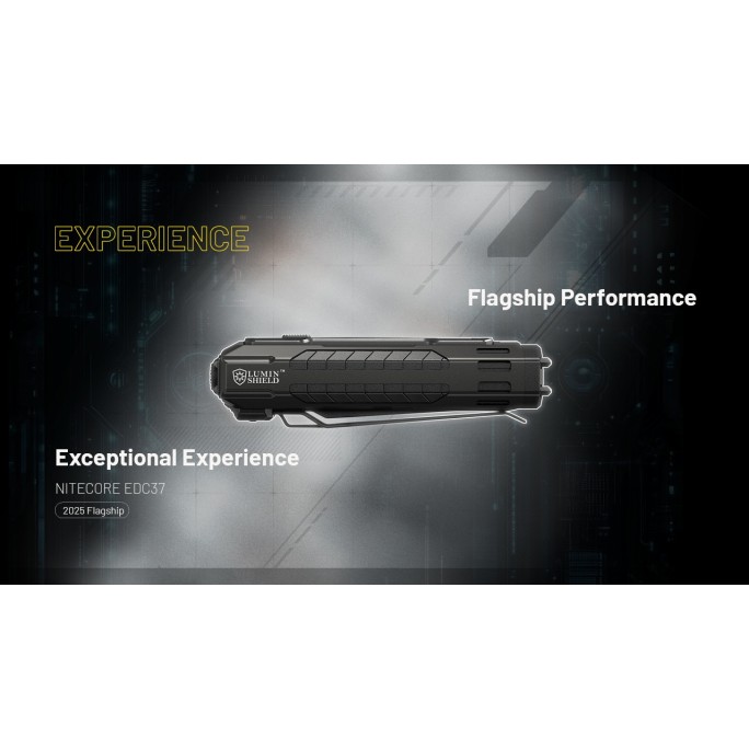 Nitecore EDC37 NiteLab UHi 20 MAX LED 8000 Lumens High Performance EDC USB Rechargeable Flashlight