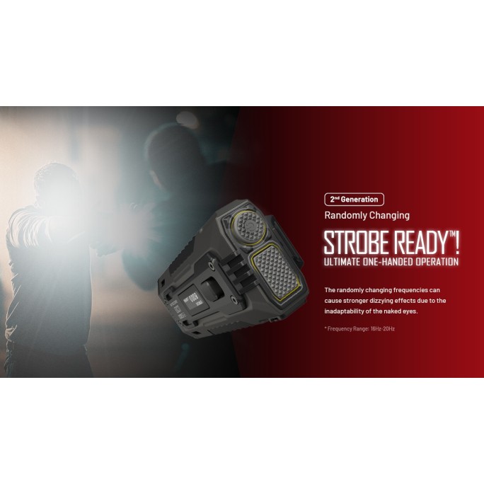 Nitecore EDC37 NiteLab UHi 20 MAX LED 8000 Lumens High Performance EDC USB Rechargeable Flashlight