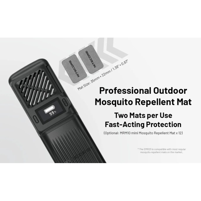 Nitecore EMR23 Portable Electronic Mosquito Repeller + USB-C 8000mAh Power Bank