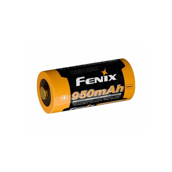 Fenix 16340 RCR123 3.6V 950mAh Li-ion Rechargeable Battery (ARB-L16-950P)