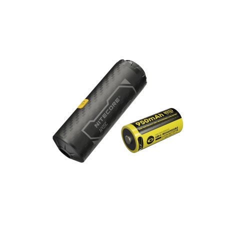 Nitecore AP05C Ultra Lightweight Carbon Fiber Air Pump + NL169R Battery