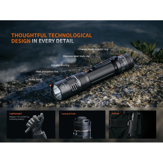 Fenix PD45R ACE Luminus SFT70-Gen2 LED 3200L Multi-Mode Rechargeable Flashlight