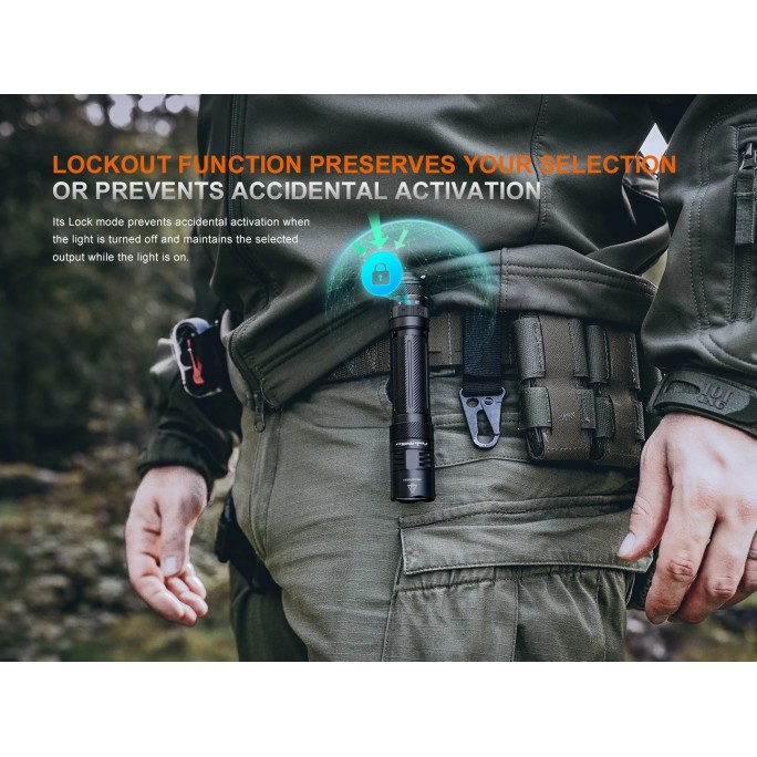Fenix PD45R ACE Luminus SFT70-Gen2 LED 3200L Multi-Mode Rechargeable Flashlight