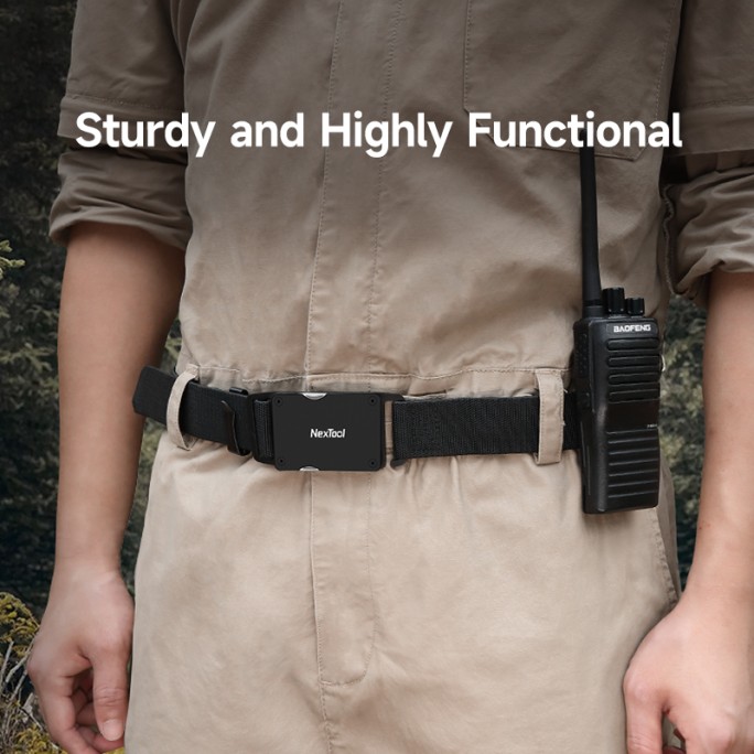 NexTool Belt with Multifunction Tool In the Belt Buckle description image 6