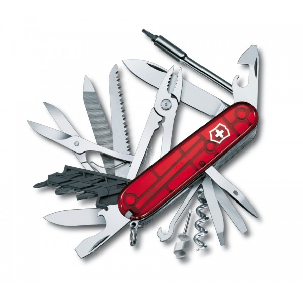 Victorinox Cybertool L (41) Red Translucent Multitool 1.7775.T